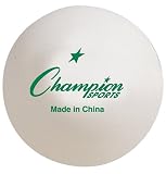 Champion Sports 1-Star Tournament 40mm Table Tennis Ball