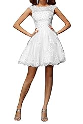 Organza  Lace Bateau Neck  Ball Gown Homecoming Dress/Party Dress/Mini Dress 