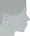 1928 Jewelry Silver-tone Flower Stud Earrings