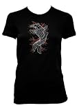 Koi Tattoo Womens T-shirt, Women's Old School Tattoo Shirts