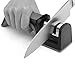 theCookMart Professional Easy 2 Stage Skid-Free Easy-Grip Knife Sharpener, Knives Sharpening System, Gray