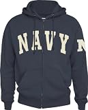 Navy Midshipmen Vintage Campus Full Zip Fleece Hoodie