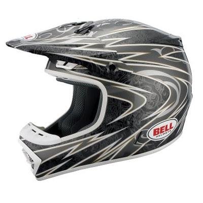 Best Bell Powersports 2011 MX-1 Bones Off Road/Motocross Bike Helmet - Black/Silver (L) With Low Price.