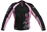 Joe Rocket Goldwing Luxor Ladies Sport Textile Motorcycle Jacket Black/Pink Extra Large XL
