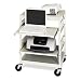 Bretford Mobile Computer Workstation EC4-P4 - System mobile stand - putty beige