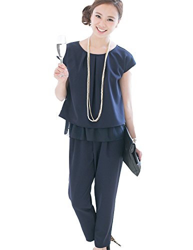 (プールヴー) PourVousワンピース ドレス パーティードレス フォーマルドレス ミセス フォーマルワンピース お呼ばれ 結婚式 二次会 披露宴 大きい 大きいサイズ 半袖 ロング セットアップ シフォン 1865