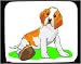 beagle41 - Decorated Mouse Pad with dog coinpurse beagle
