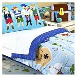Olive Kids Pirates Cotton Printed Sheet Set, Toddler