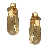 Myola Gold Plain Clip On Earrings