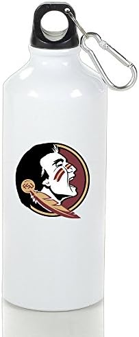 EVALY Florida State University Seminole Portable Climbing Kettle White With Carabiner Hook,400-600ml /6.5OZ