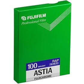 Fujifilm Fujichrome Astia RAP 100F Color Slide Film ISO 100, 4 x 5, 10 Sheets,... by