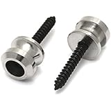 Schaller Replacement Guitar Strap Lock Buttons (2) Chrome