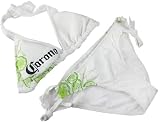 White Corona Extra Lime Slice Bikini Swimsuit