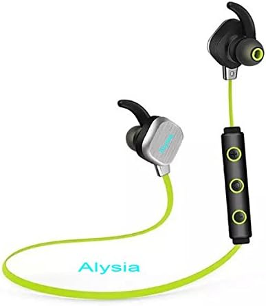Bluetooth Headsets - Alysia® Earphones Stereo Wireless Bluetooth 4.1 Sports Headphone And Microphone, Magnet Attraction Technology, Ultra-light, Waterproof, English Voice Prompt