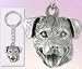   - Rottweiler 3D Pewter Keychain for Real Dog People