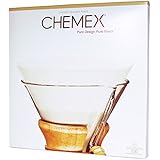 Chemex FP-1 Coffee Filters with 100-Chemex Bonded Unfolded 12"-Filter Paper Circles