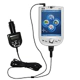 419PxIxiYdL. SL160  2nd Generation Audio FM Transmitter plus integrated Car Charger for the HP iPAQ rx1950 / rx 1950 with Gomadic TipExchange Technology Reviews