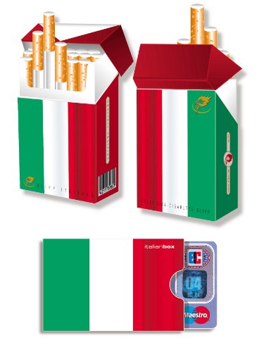 EM 2012 special – 1x cardbox UND 1x indo slipp im SET – ITALIEN / ITALIA / ITALY (var. 1)
