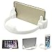 HOT 2016 Mobile Phone Holder Thumbs Modeling Phone Stand Bracket Holder Mount for iPhone 6 5S Samsung Cell Tablets (White)