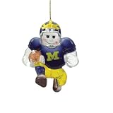 Michigan Wolverines NCAA Acrylic Halfback Player Ornament (3)