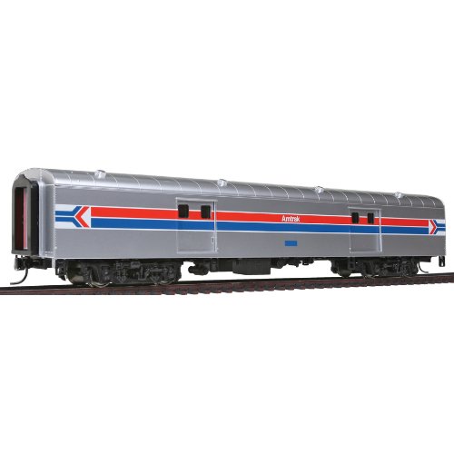 Walthers HO Scale Streamlined Pullman-Standard 72' Baggage Car - Ready To Run - Amtrak(R) - Phase I (Smooth Sides)-image