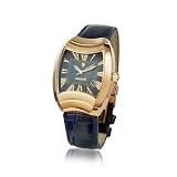 Lancaster Blue Universo Medium Gold Plated Date Watch by Lancaster