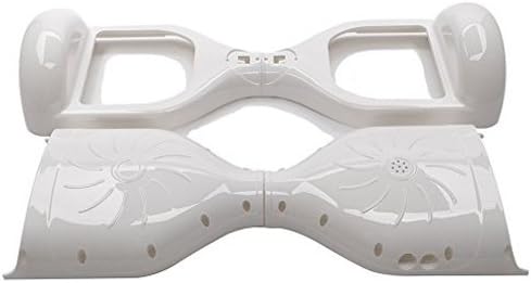 HoverFixer Replacement Plastic Shell for Electric Self Balance Scooter, Case Housing Cover DIY Repair Replace your Cracked / Old Body (White)