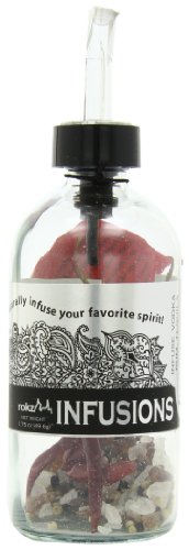 Rokz Design Group Infusion Bottle, Fiery Pepper, 1.75 Ounce
