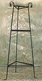 Wrought Iron Pottery/Plate Stand-Antique Style 30 Inch