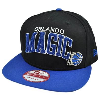 NBA Orlando Magic New Era 9Fifty HWC Flat Bill SnapBack Chenille Classic Hat Cap