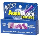 Macks AquaBlock Earplugs, 2 pr