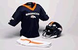 Denver Broncos NFL Youth Four Piece Uniform Set (Small) from Franklin