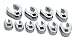 SK 4508 SuperKrome 10 Piece 3/8-Inch Drive 3/8-Inch to 1-Inch Flare Nut Crowfoot Wrench Set SK 4508 SuperKrome 10 Piece 3/8-Inch Drive 3/8-Inch to 1-Inch Flare Nut Crowfoot Wrench Set