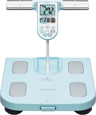 OMRON 体重体組成計 カラダスキャン チェック ミントブルー HBF-358-A