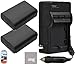 Pack of 2 BP1310 Batteries & Charger Kit for Samsung NX10 NX11 NX20 NX100 Digital SLR Camera + More!!!