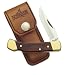 SCHRADE LB5 UNCLE HENRY 3 3/4 Smokey Lock Back w/sheath