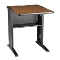 Printer Stand with Reversible Top- Mahogany/ Oak(28")