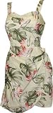 Monstera Paradise Hawaiian Aloha Sarong Dress