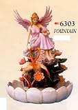 Review Cross Country Furniture  / BEAUTIFUL SMALL HOME FOUNTAIN W/ ANGEL ON TOP