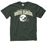 South Florida Bulls Dark Green Football Helmet T-Shirt