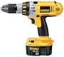 Factory-Reconditioned DEWALT DC935KAR Heavy-Duty 14.4-Volt XRP Hammerdrill/Drill/Driver