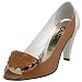 Butter Women's Hawaii Peep Toe Pump,Camel/ Milk Patent,9.5 B US
