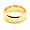14K Yellow Gold Wedding Bands 6mm comfort-fit, 6.25