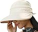 Wide Large Brim Sun Hat Summer UV Protection Thin Hat 2 in 1 Beach Sun Hat
