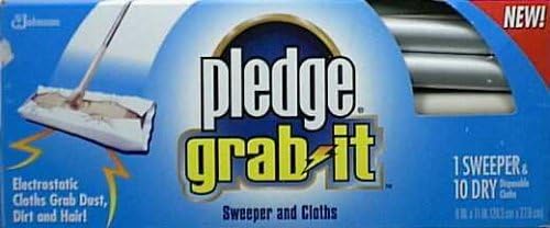 Grab-It Floor Sweeper and Cloths