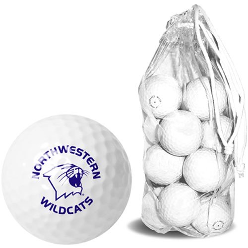 Northwestern Wildcats Ncaa 15 Golf Ball Clear Pack