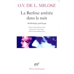 La Berline Arretee Dans La Nuit: Anthologie Poetique