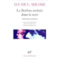 La Berline Arretee Dans La Nuit: Anthologie Poetique