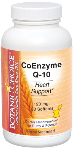 Botanic Choice Coenzyme Q10 120 Mg, 30 Softgels Bottle (Pack of 2)