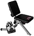 Bayou Fitness Adjustable Dumbbell Bench with Dumbbells (Two 25-Pounds)